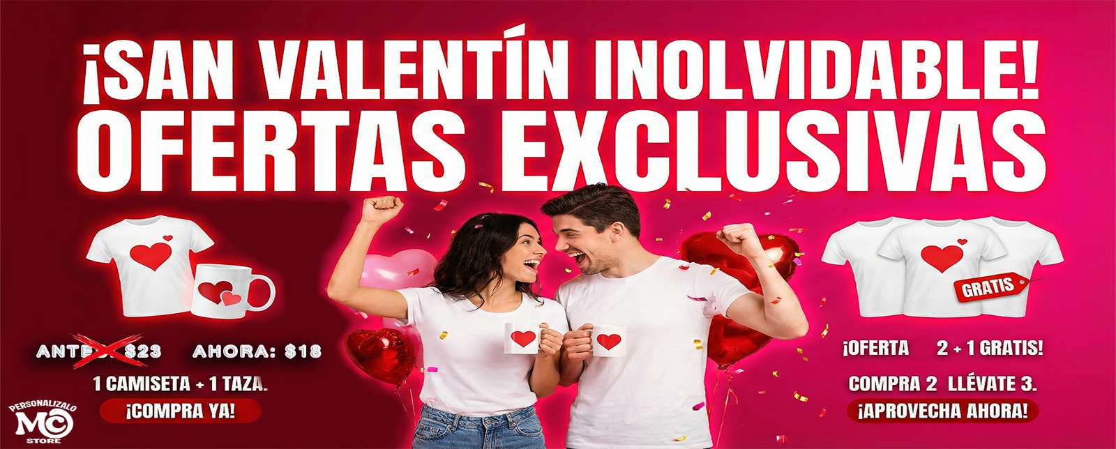 PROMOCION SAN VALENTIN pagina web
